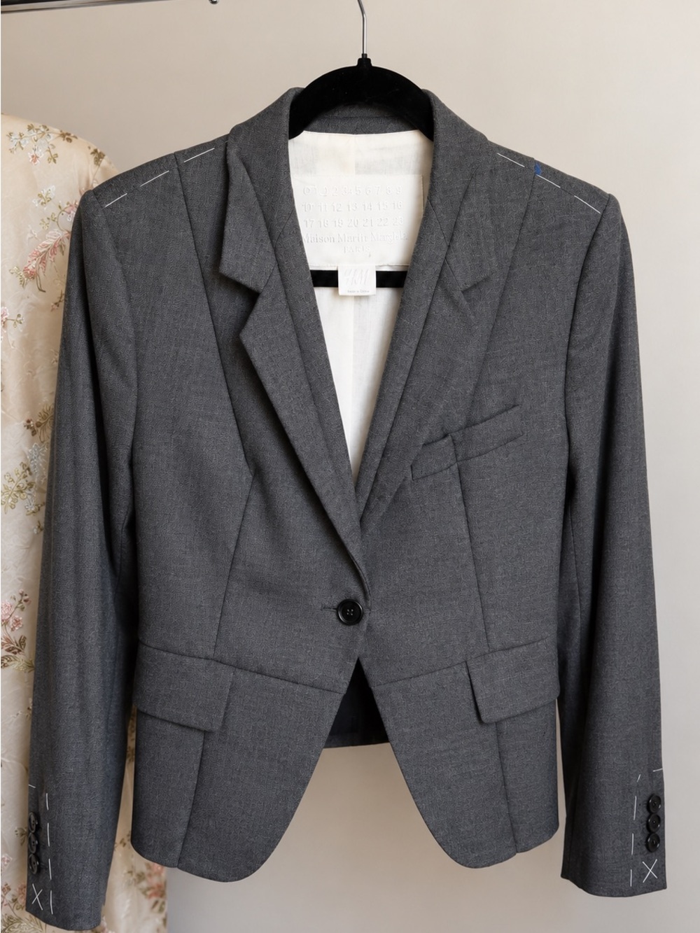 Maison Martin Margiela for H&M Deconstructed Gray Blazer Jacket